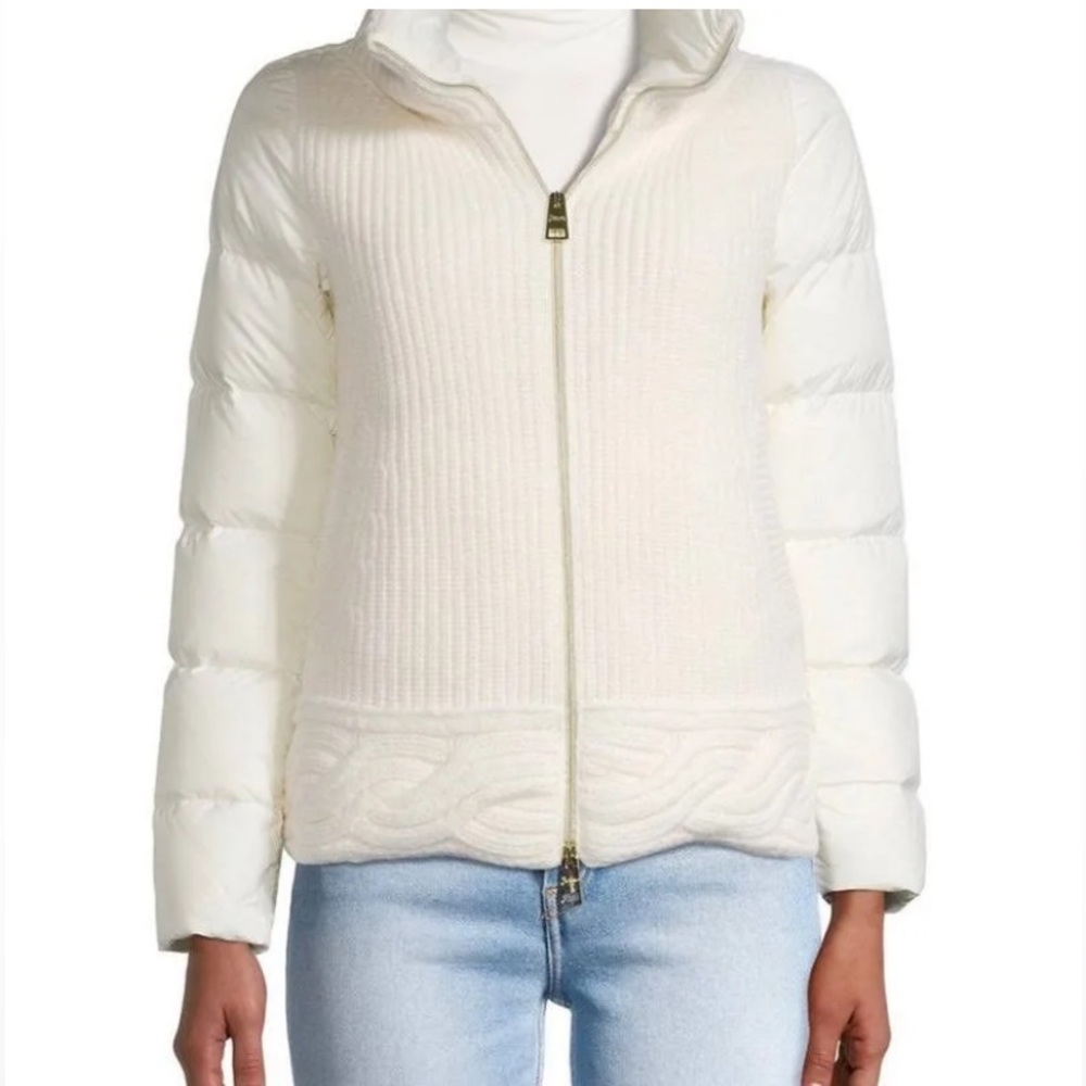 Herno jacket with knit